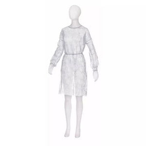 Med Comfort Vlies Besucherkittel light zum Binden weiß Gr. M/L (Gr. M/L) (10 Stück) – AMPri
