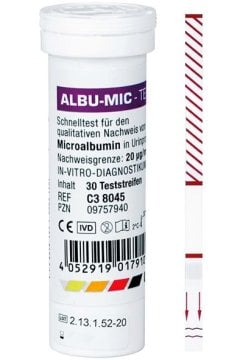 Cleartest Albu-Mic Nierenfunktions-Teststreifen – Servoprax