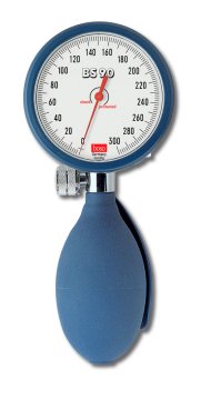 Blutdruckmessgerät BS 90, mit Stethoskop, Einschlauch, Klettenmanschette, im Etui – Bosch + Sohn