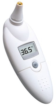 Boso-Therm Medical Infrarot-Fieberthermometer inkl. 20 Schutzhüllen, Batterie und Etui – Bosch + Sohn