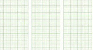 EKG-P., Dimeq EKG-503 A/E Rolle (145 mm x 30 m) – Diagramm Halbach