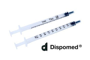 Einmalspritze TBC Ohne Kanüle Mit Spardorn (1 ml) – Dispomed