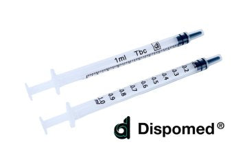 Einmalspritze TBC Ohne Kanüle Mit Spardorn (1 ml) – Dispomed
