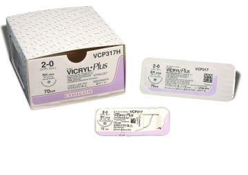 Ethicon VICRYL Plus violett geflochten Nahtmaterial – Ethicon