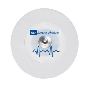 EKG Schaumstoffelektrode Liquid Gel Druckknopfanschluss (Ø 50 mm) (30 Stück) – Golmed
