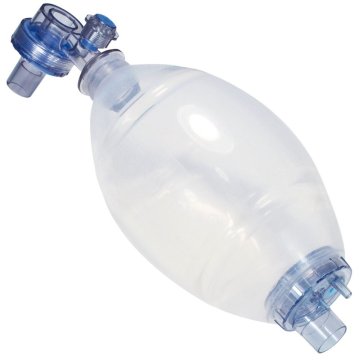 Beatmungsbeutel Set Silikon 60344 für Erwachsene 1.500 ml Volumen inklu. Maske Gr. 5 Re…