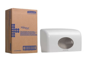 Aquarius Doppel-Spender für Toilettenpapier Kleinrollen weiß – Kimberly-Clark
