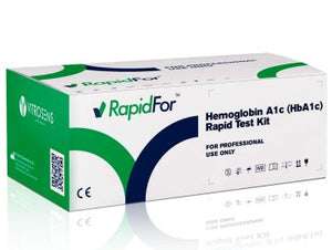 Vitrosens RapidFor Hemoglobin A 1 c HbA1c POCT Testkassetten (25 Stück) – Medichem