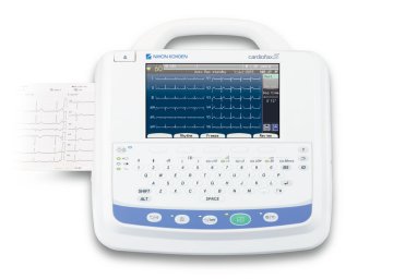 CardiofaxS 12-Kanal-EKG 2250 mit 3/6 Kanal Ausdruck 7 Zoll Display Batterie Papier Pati… – Nihon Kohden