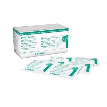Softa Swabs Alkoholtupfer (65 x 30 mm) (100 Stück) – B. Braun