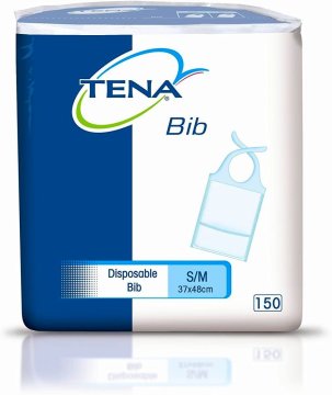 Lätzchen mit Fixierbändern, Tena bibs (37 x 46 cm) (150 Stück) – Essity