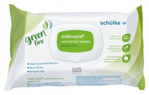schülke mikrozid® universal wipes green line Desinfektionstücher – Schülke & Mayr