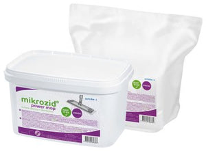 Mikrozid power mop Set 1 Eimer + Refill Tüchern (1 x 20 Stück) – Schülke & Mayr