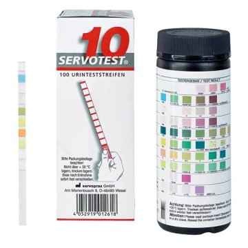 Urin-Teststreifen Servotest Urinanalyse Diagnostikstreifen Für Sofortdiagnostik – Servoprax