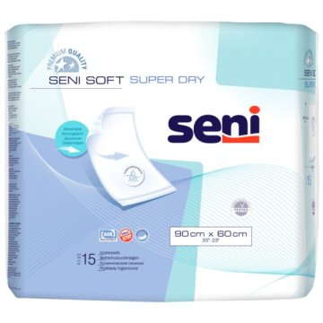 Seni Soft Super, Krankenunterlagen (90 x 60cm) (50 Stück) – Seni