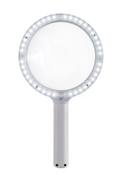 Derungs Lupenleuchte OPTICLUX Hand Vergrößerung 1,9x LED Beleuchtung – Derungs Licht
