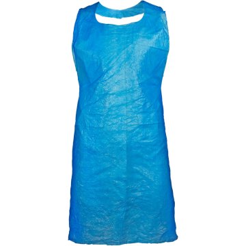 PE Premium Schürze, blau, glatt (75 x 140 cm) (50 Stück) – WIROS Wilfried Rosbach