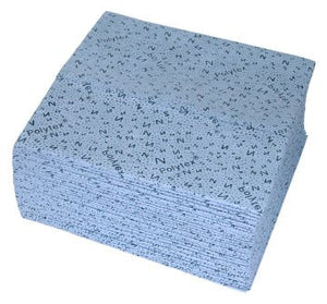 Polytex Nasswisch-Tücher, blau, 40 x 42 cm, 420 Tücher – ZVG Zellstoffvertriebs