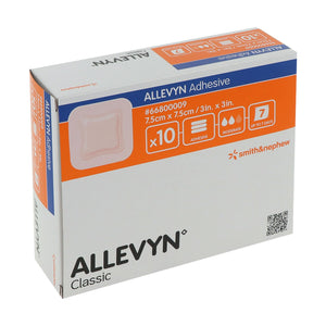 ALLEVYN Adhesive Schaumverband haftend 7.5 x 7.5 cm (10 Stück)