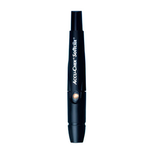 Accu-Chek Softclix, Stechhilfe, Schwarz, Inkl. 25 Accu-Chek Softclix Lancet – Roche