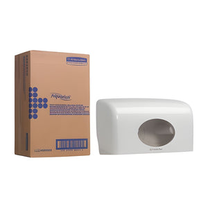 Aquarius Doppel-Spender für Toilettenpapier Kleinrollen weiß – Kimberly-Clark