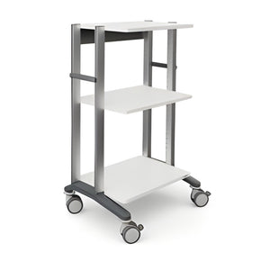 Doppio Gerätewagen 1 Mit 3 Ablageplatten 4 Rollen (565 x 571 x 1177 mm) – Haeberle