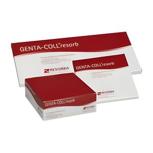 GENTA-COLL resorbierbar 2,5 x 2,5 cm (5 Stück) – Resorba Medical
