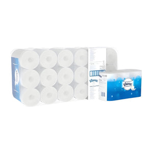 Hakle 350 Toilettenpapier, super-hochweiß, 3-lagig, 6 x 6 Rollen à 350 Blatt – Kimberly-Clark