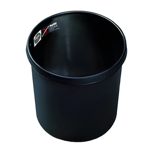 Helit Papierkorb H6105895 18 Liter Rund Kunststoff Schwarz (31 x 32 cm) – obbo