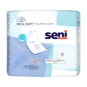 Seni Soft Super, Krankenunterlagen (90 x 60cm) (50 Stück) – Seni
