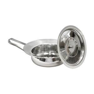 Stechbecken mit Knopfdeckel Stationsqualität, Edelstahl, Ø 30 cm autoklavierbar - Kein… – Saleem