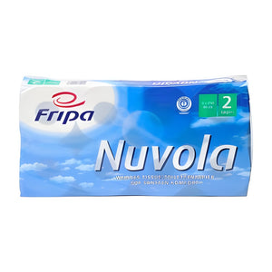 Toilettenpapier Nuvola,, Blatt 2-lagig (10 x 12 cm) (8 x 250 Stück) – Fripa Papierfabrik Albert Friedrich