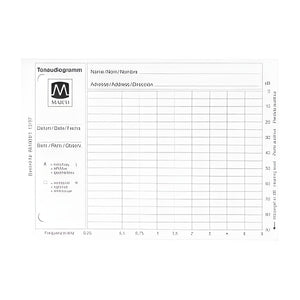 Tonaudiogrammblock MA 25 III und MA28, 5 Block á 50 Blatt – Diatec Diagnostics