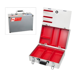 ULMER KOFFER Basis, leer, Aluminiumkoffer, eloxiert, mit Halterungen und Einsätzen sowi…