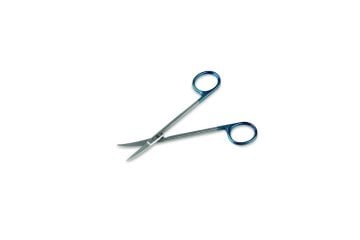 Einweg-Iris- & Fadenschere gebogen spitz/spitz steril (13 cm) (25 Stück) – Entrhal Medical