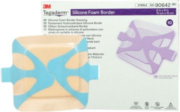 Solventum 3M™ Tegaderm™ Silicone Foam Border Schaumverband – 3M / Solventum