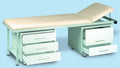 Schrankwagen weiß fahrbar 2 Schubladen (B x H x T) (600 x 540 x 550 mm) – AGA Sanitätsartikel