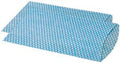 Einmal-Waschhandschuhe, blau/weiß, genäht (100 Stück) – AMPri