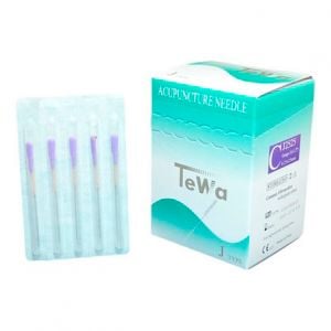 TeWa Akupunkturnadeln CJ-Type beschichtet lila (0,25 x 40 mm) (100 Stück) – asia-med