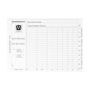 Tonaudiogrammblock MA 25 III und MA28, 5 Block á 50 Blatt – Diatec Diagnostics