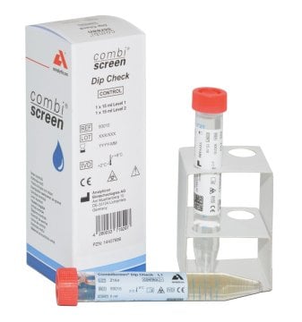 CombiScreen Dip Check Level 1 + 2 Kontrolllösung (2x15ml) – Medichem