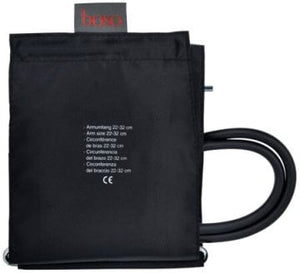 Klettenmanschette (starke Arme) Doppelschlauch schwarz (15 x 64 cm) – Bosch + Sohn