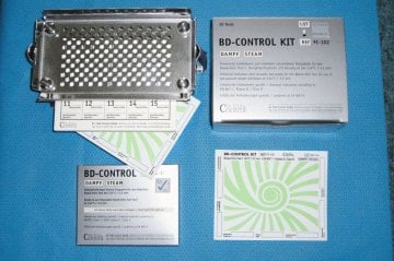 BD-Control Kit, Bowie-Dick-Test, für Vakuum-Autoklaven Test (30 Stück) – Dr. Früh Control