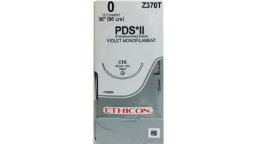 Ethicon PDS II Monofilament Resorbierbares Nahtmaterial Violett – Ethicon