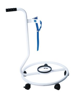 Flaschenfahrgestell mit 75 mm Rollen Klinikfahrgestell - nur für 10 Liter Flaschen – GCE s.r.o