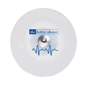 EKG Schaumstoffelektrode Liquid Gel Druckknopfanschluss (Ø 50 mm) (30 Stück) – Golmed