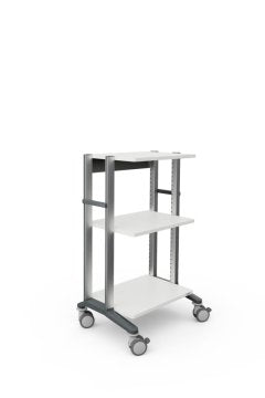 Doppio Gerätewagen 1 Mit 3 Ablageplatten 4 Rollen (565 x 571 x 1177 mm) – Haeberle