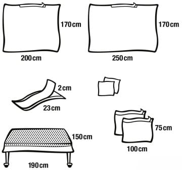 Foliodrape Universal Set III (9 Stück) – Paul Hartmann