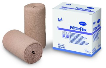 Pütter Flex Duo, mit Verbandklammern, Kurzzugbinde (10 cm) (2 Stück) – Paul Hartmann