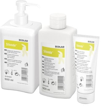 Ecolab Silonda Hautpflegelotion Öl-In-Wasser Emulsion Für Strapazierte Haut – Ecolab